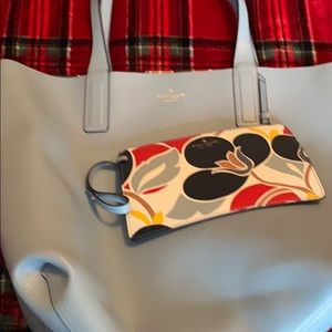 Large Kate Spade tote and wristlet